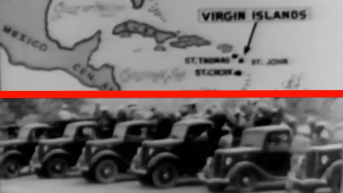 I 1937 udgav amerikanske Department of the Interior - Division of Motion Pictures en film af De Vestindiske øer med navnet Where The Trade Winds Blow. Læs mere om filmens oprindelse nederst. Fotos: Fra filmen.